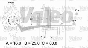 Valeo 436547 - Alternátor -