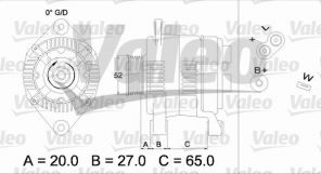 Valeo 436617 - Alternátor -