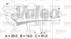Valeo 436622 - Alternátor -