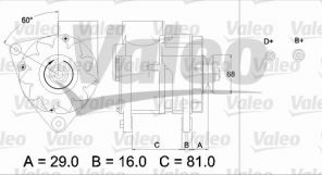 Valeo 436630 - Alternátor -