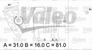 Valeo 436632 - Alternátor -