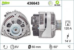 Valeo 436643 - Alternátor -