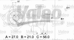 Valeo 436653 - Alternátor -