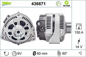 Valeo 436671 - Alternátor -