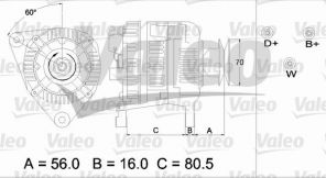 Valeo 436682 - Alternátor -