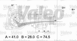 Valeo 436700 - Alternátor -