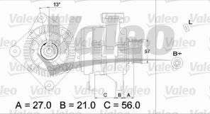 Valeo 436702 - Alternátor -