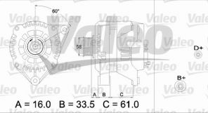 Valeo 436720 - Alternátor -