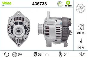 Valeo 436738 - Alternátor -