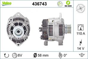 Valeo 436743 - Alternátor -