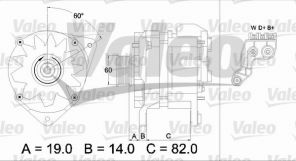 Valeo 437081 - Alternátor -