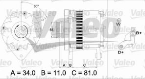 Valeo 437111 - Alternátor -
