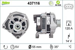 Valeo 437116 - Alternátor -