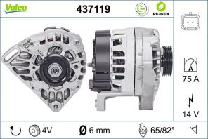 Valeo 437119 - Alternátor -