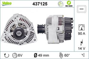 Valeo 437125 - Alternátor -
