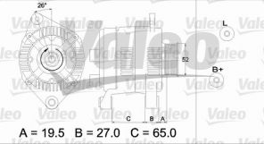 Valeo 437142 - Alternátor -