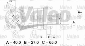 Valeo 437168 - Alternátor -
