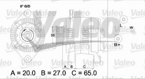 Valeo 437199 - Alternátor -