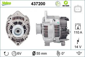 Valeo 437200 - Alternátor -
