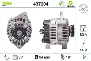 Valeo 437204 - Alternátor -