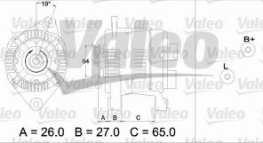 Valeo 437206 - Alternátor -