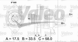 Valeo 437212 - Alternátor -