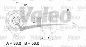 Valeo 437225 - Alternátor -