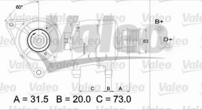 Valeo 437310 - Alternátor -
