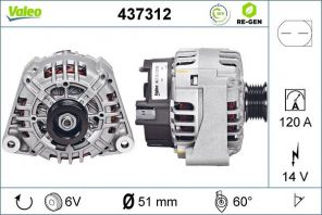 Valeo 437312 - Alternátor -
