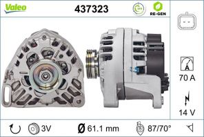 Valeo 437323 - Alternátor -