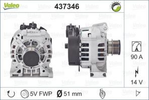 Valeo 437346 - Alternátor -
