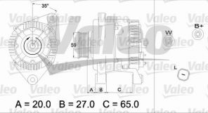Valeo 437347 - Alternátor -