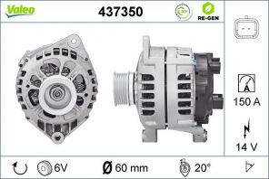 Valeo 437350 - Alternátor -