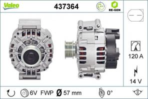 Valeo 437364 - Alternátor -