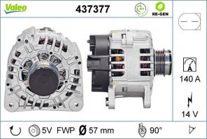 Valeo 437377 - Alternátor -