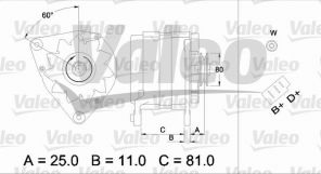 Valeo 437381 - Alternátor -
