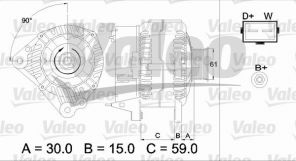 Valeo 437386 - Alternátor -
