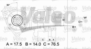 Valeo 437387 - Alternátor -