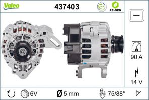 Valeo 437403 - Alternátor -