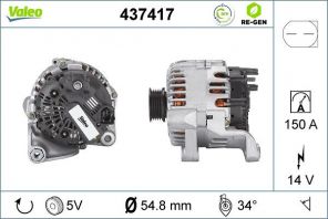Valeo 437417 - Alternátor -