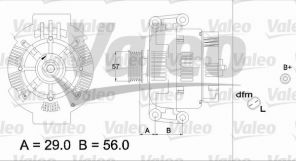 Valeo 437420 - Alternátor -