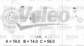 Valeo 437424 - Alternátor -