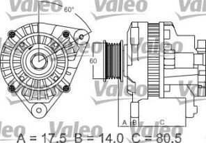 Valeo 437427 - Alternátor -
