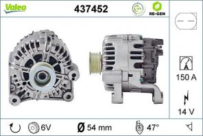 Valeo 437452 - Alternátor -