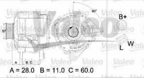 Valeo 437477 - Alternátor -