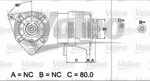 Valeo 437484 - Alternátor -