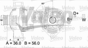Valeo 437489 - Alternátor -