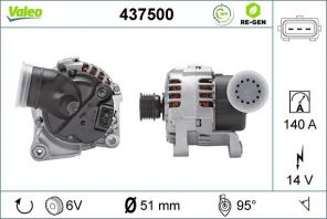 Valeo 437500 - Alternátor -