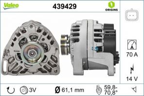 Valeo 439429 - Alternátor -