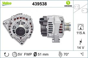 Valeo 439538 - Alternátor -